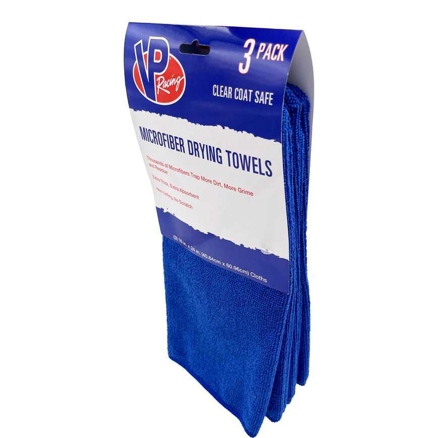 VP Racing Microfiber Drying Towels 3 Pack 16" x 24"