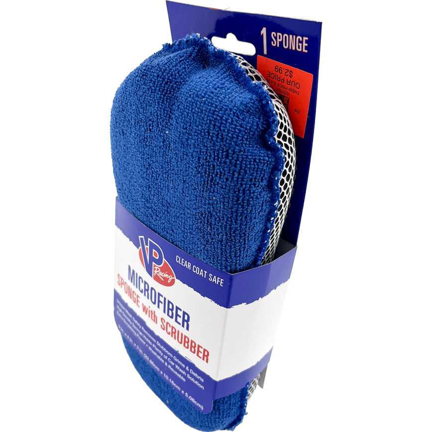 VP Racing Microfiber Sponge With Scrubber