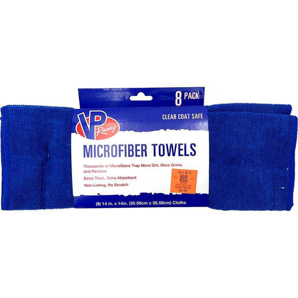VP Racing Microfiber Towels 8 Pack 14