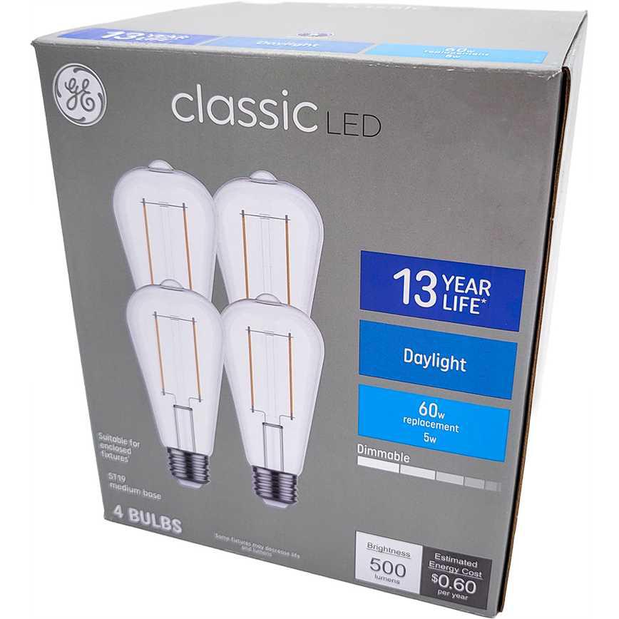 General Electric Classic LED Bulbs 4 pk.