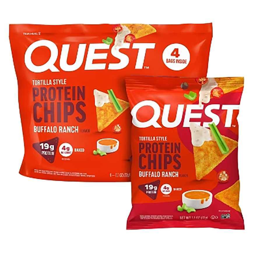 Quest Tortilla Style Protein Chips Buffalo Ranch 4 ct.