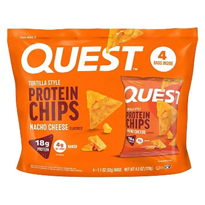 Quest Tortilla Style Protein Chips Nacho 4 ct.