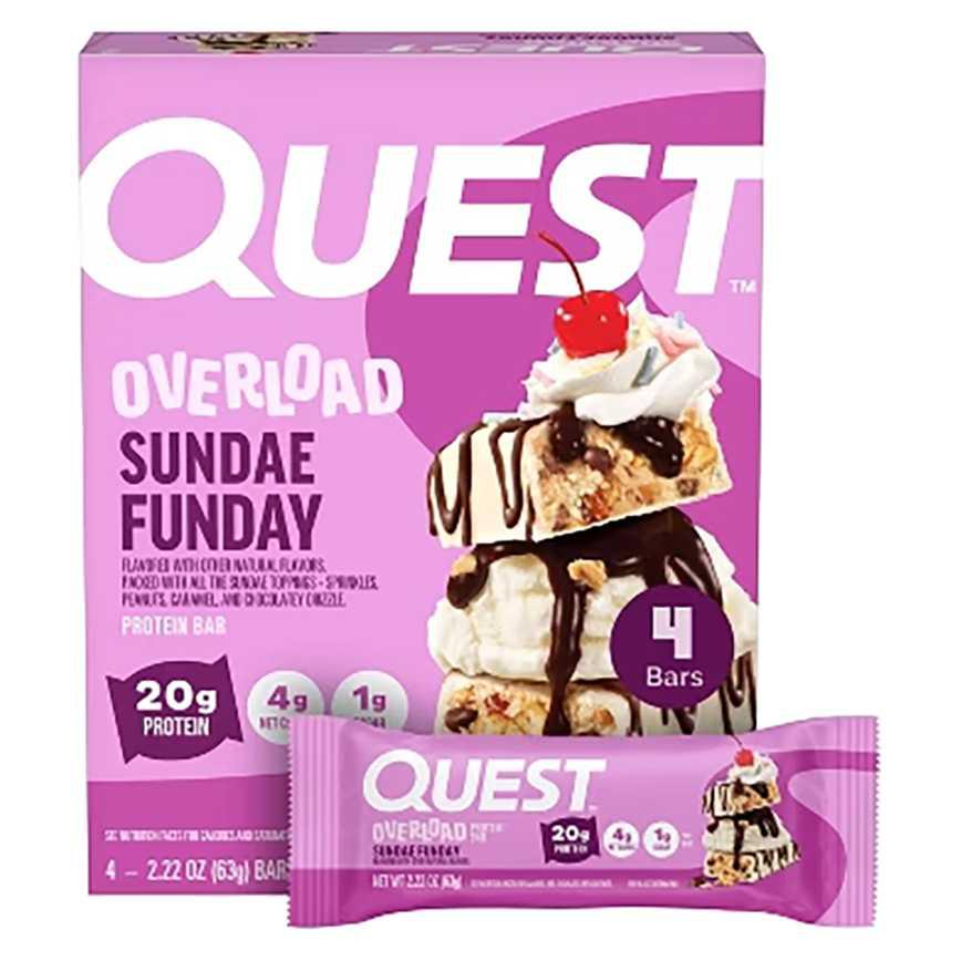 Quest Bars Overload Sundae Funday 4 ct. 