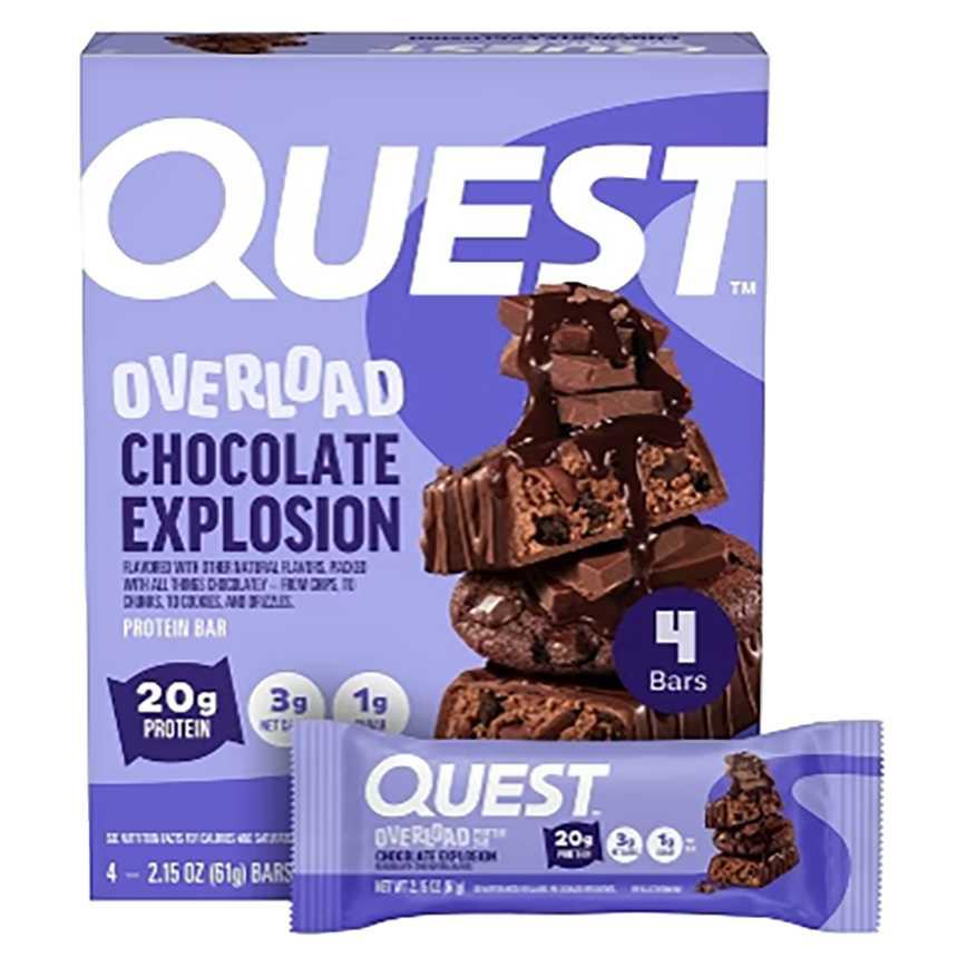 Quest Bars Overload Chocolate Explosion 4 ct.
