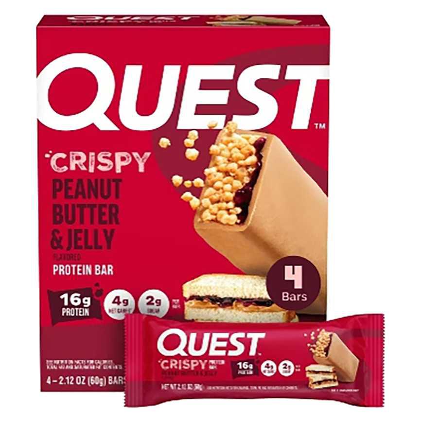 Quest Bars Crispy Peanut Butter and Jelly 4 ct.