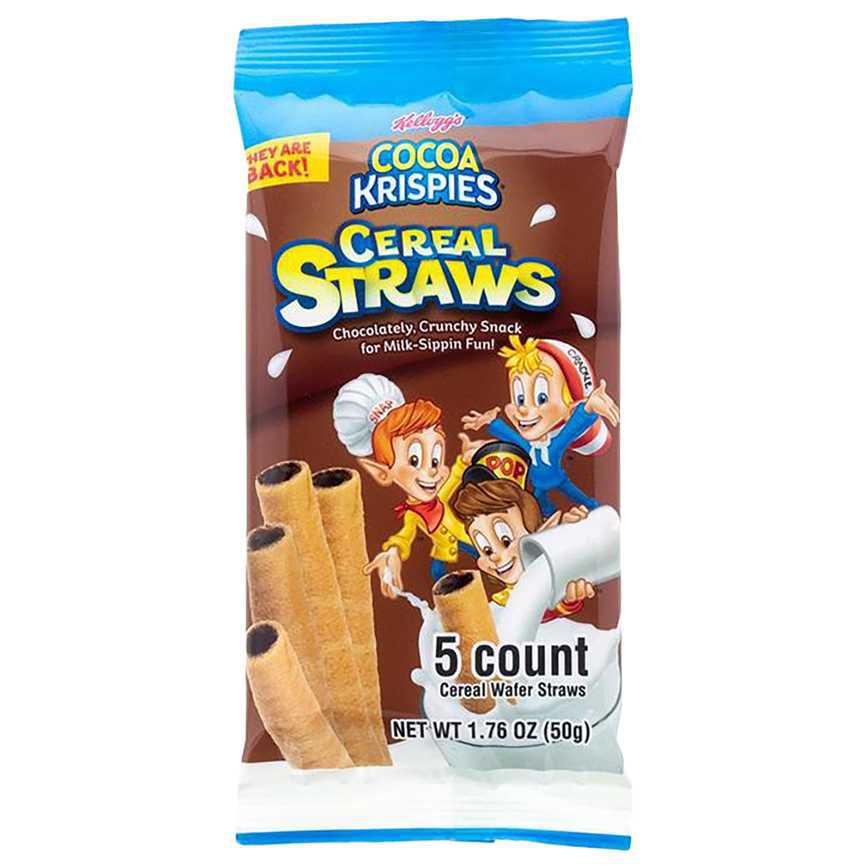 Kellogg's Cereal Straws Cocoa Krispies 5 ct.