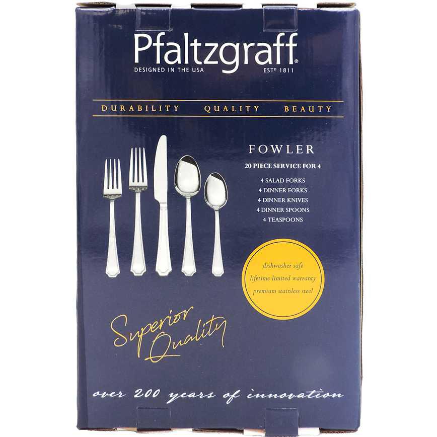 Pfaltzgraff Fowler Flatware Set 20 pc.