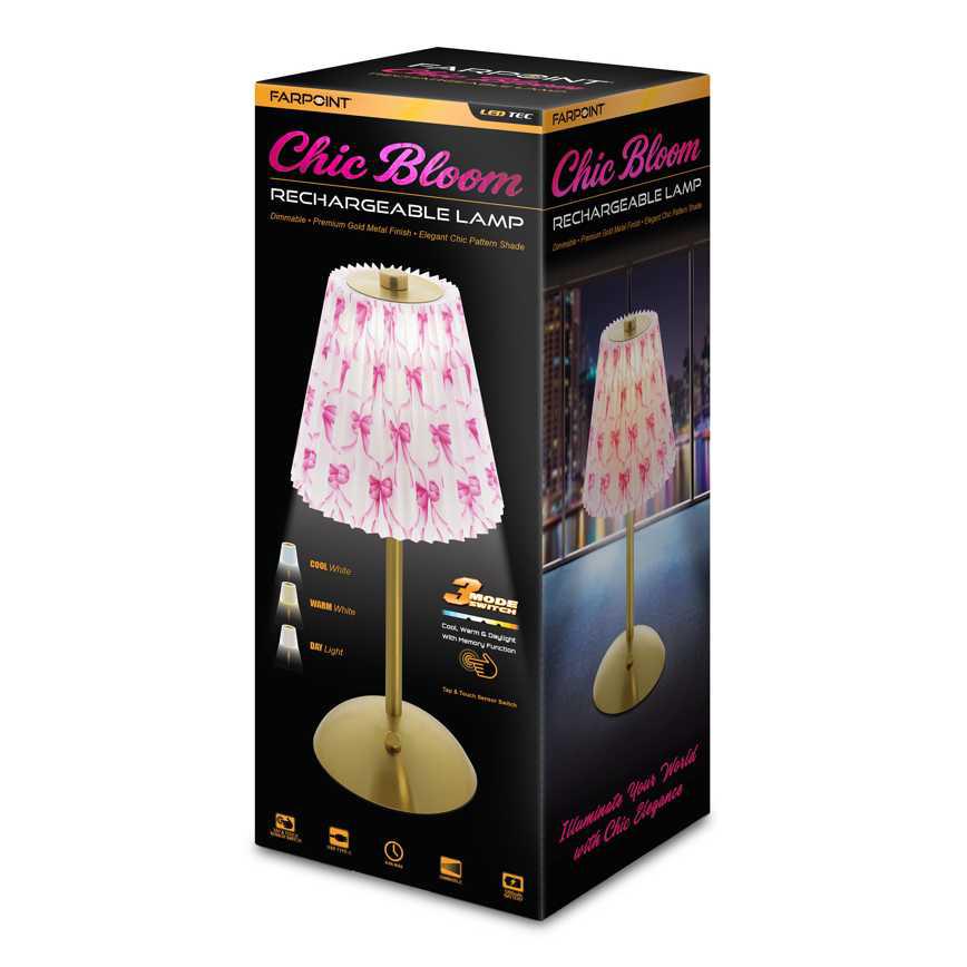 Farpoint Rechargeable Mini Lamp 11.5" H x 4.5" W