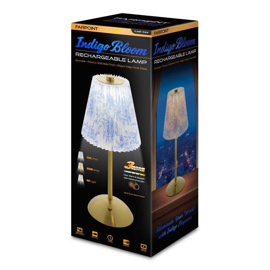 Farpoint Rechargeable Mini Lamp 11.5" H x 4.5" W