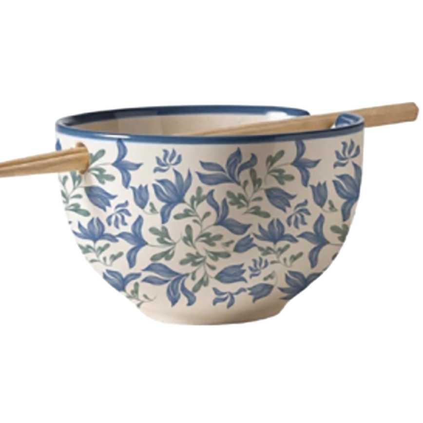 Noodle Bowl With Chopsticks
