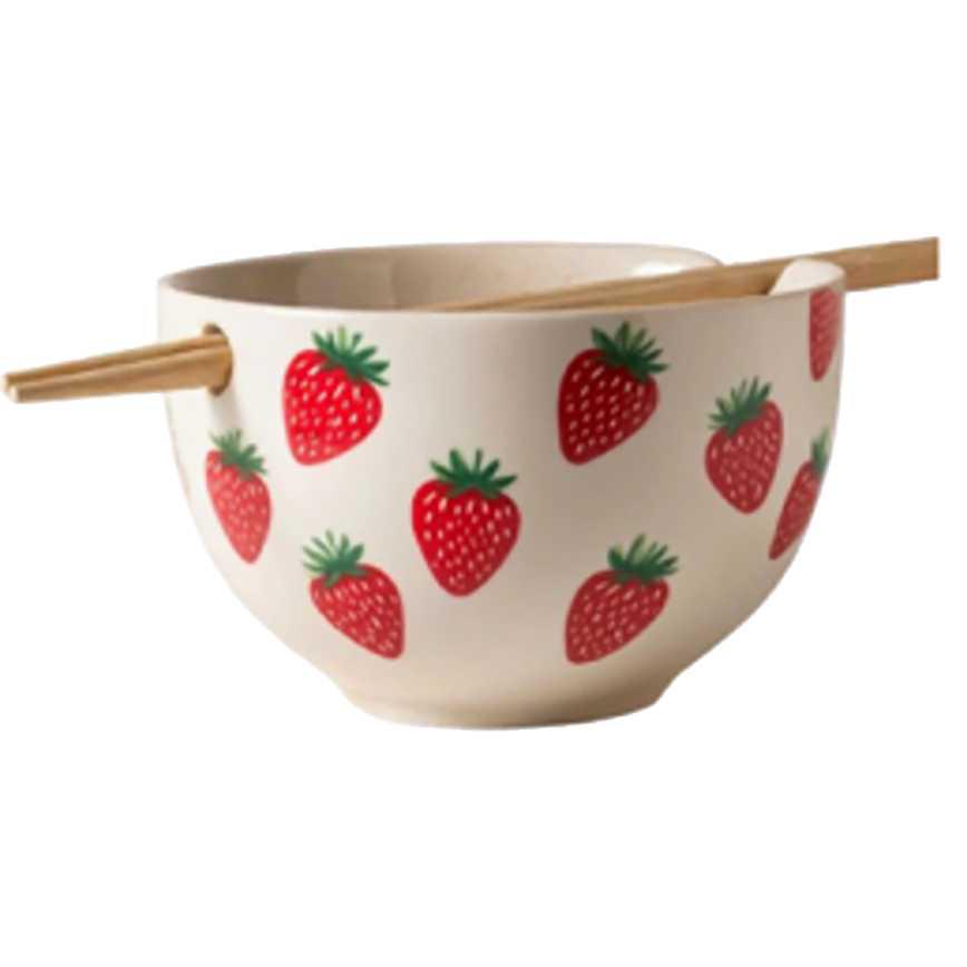 Noodle Bowl With Chopsticks