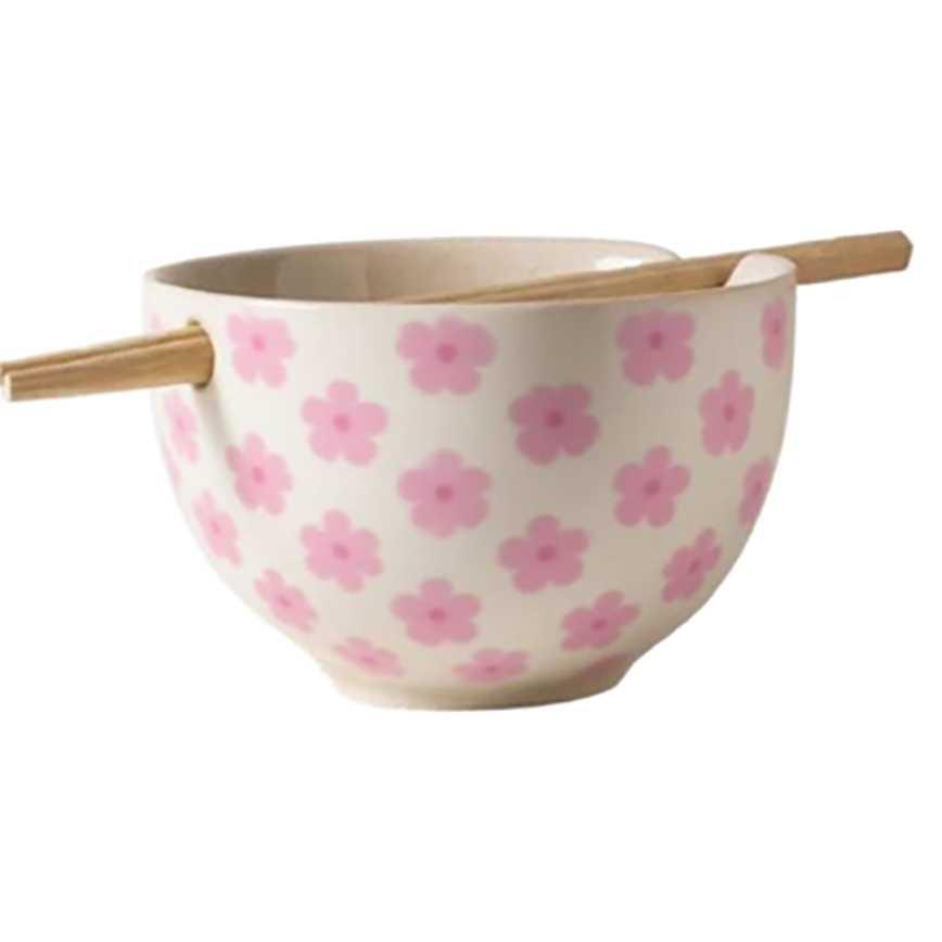 Noodle Bowl With Chopsticks