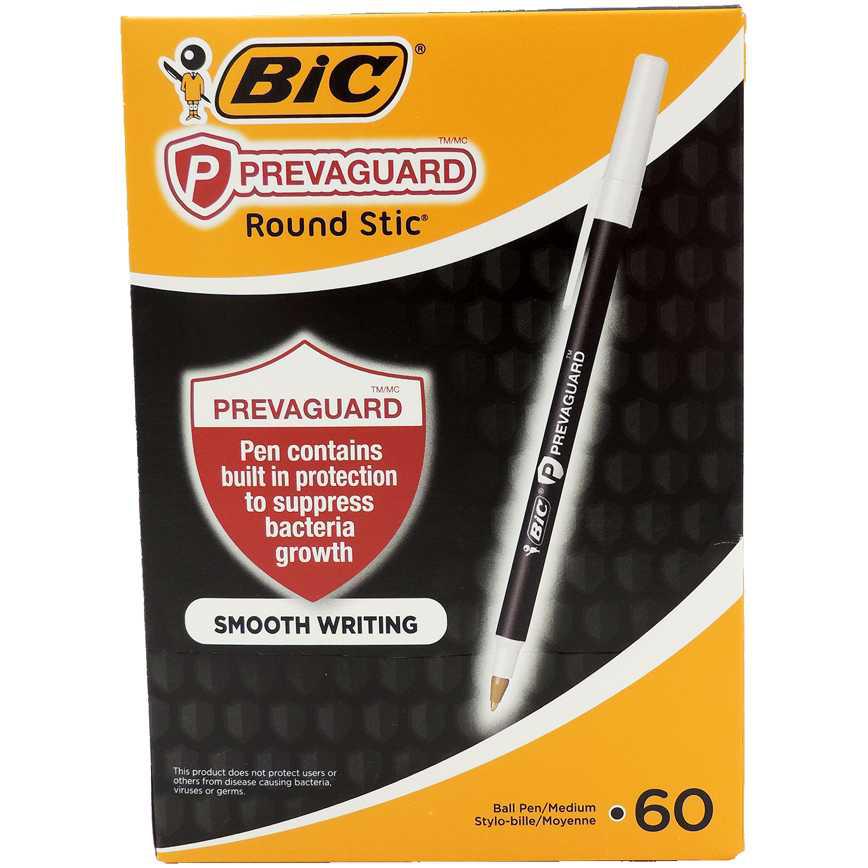 Bic Prevaguard Round Stic Pens 60 ct.