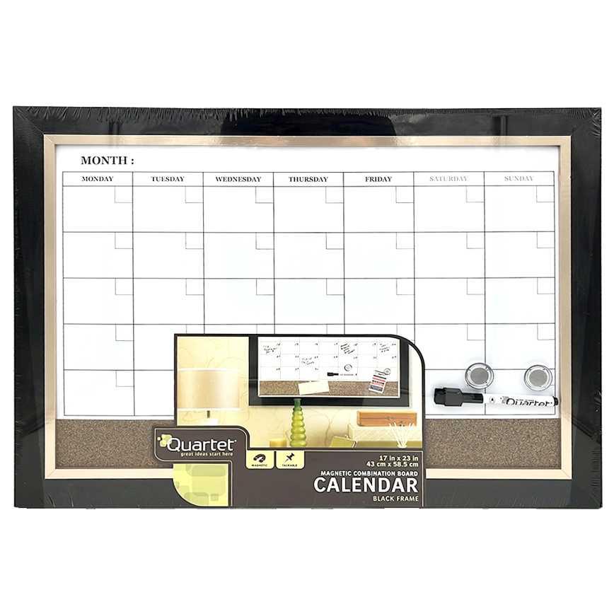 Quartet Calendar Combo Board 17" x 23"
