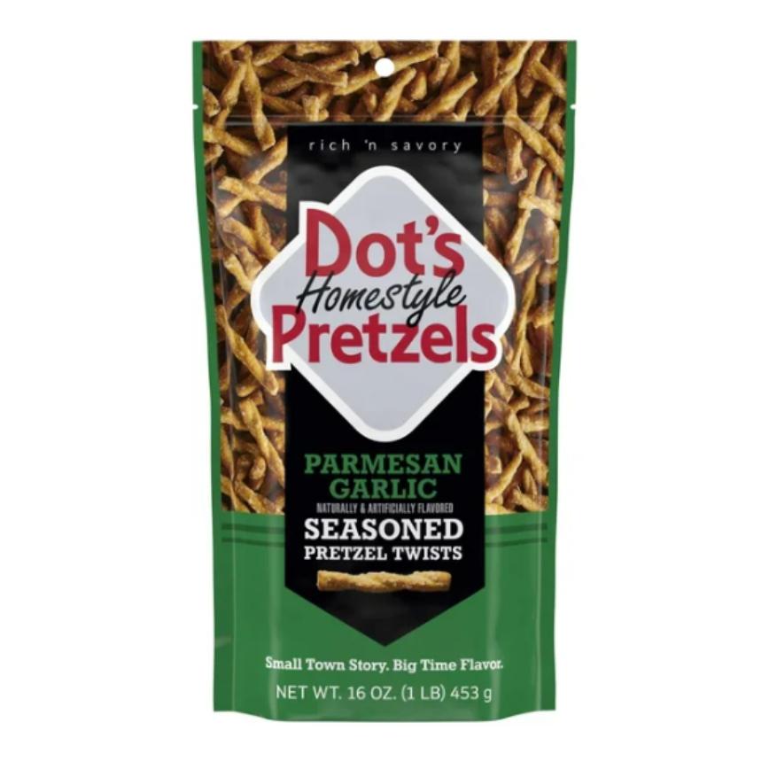 Dot's Homestyle Pretzels Garlic Parmesan 16 oz.