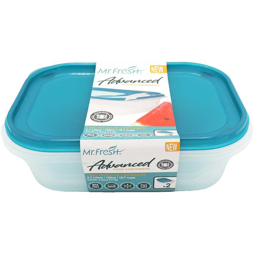 Mr. Fresh Food Storage Containers 2 pk. 128 oz.