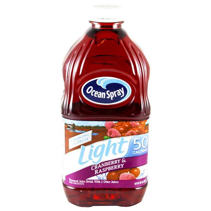 Ocean Spray Light Cranberry &amp; Raspberry 64 oz.