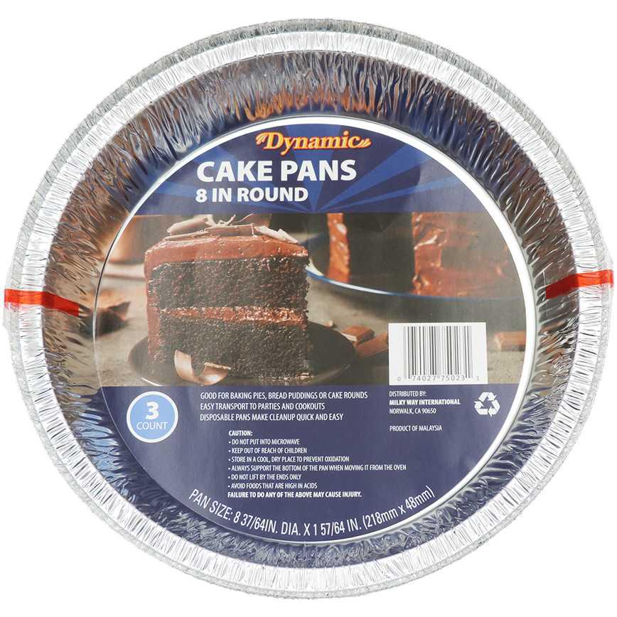 Dynamic Cake Pans 3 pk. 8"