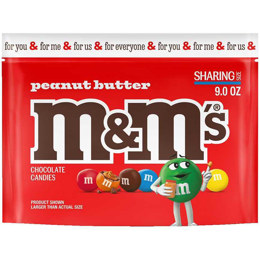 M&amp;M’s Peanut Butter Chocolate Candies Sharing Size 9.0 oz