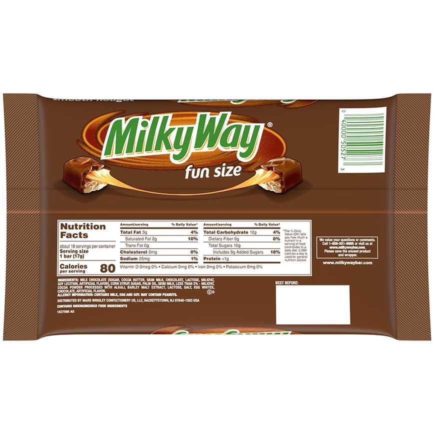 Milky Way Fun Size Chocolate Candy 10.65 oz