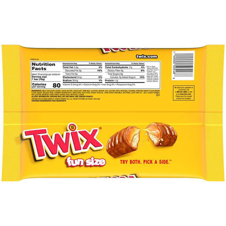 Twix Fun Size Cookie Bars 10.83 oz