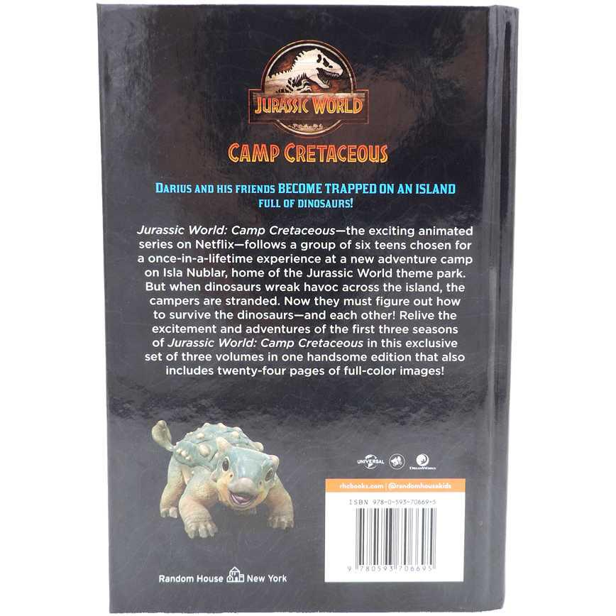 Jurassic World: Camp Cretaceous Deluxe Junior Novelization Hardcover Book