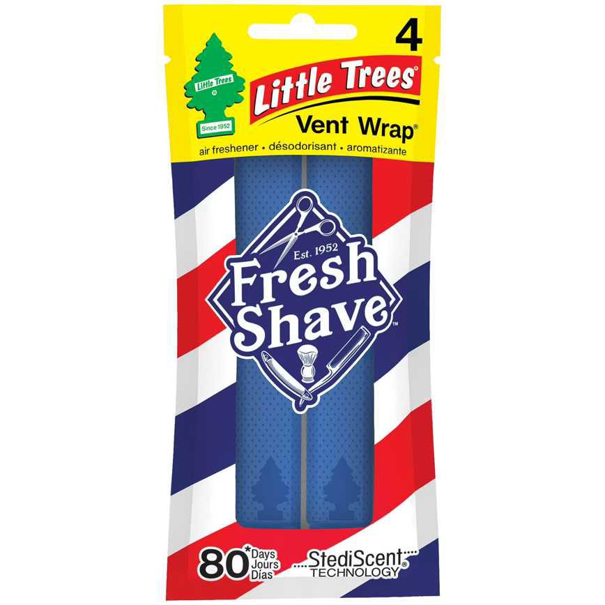 Little Trees® Vent Wrap Fresh Shave 4 pk.