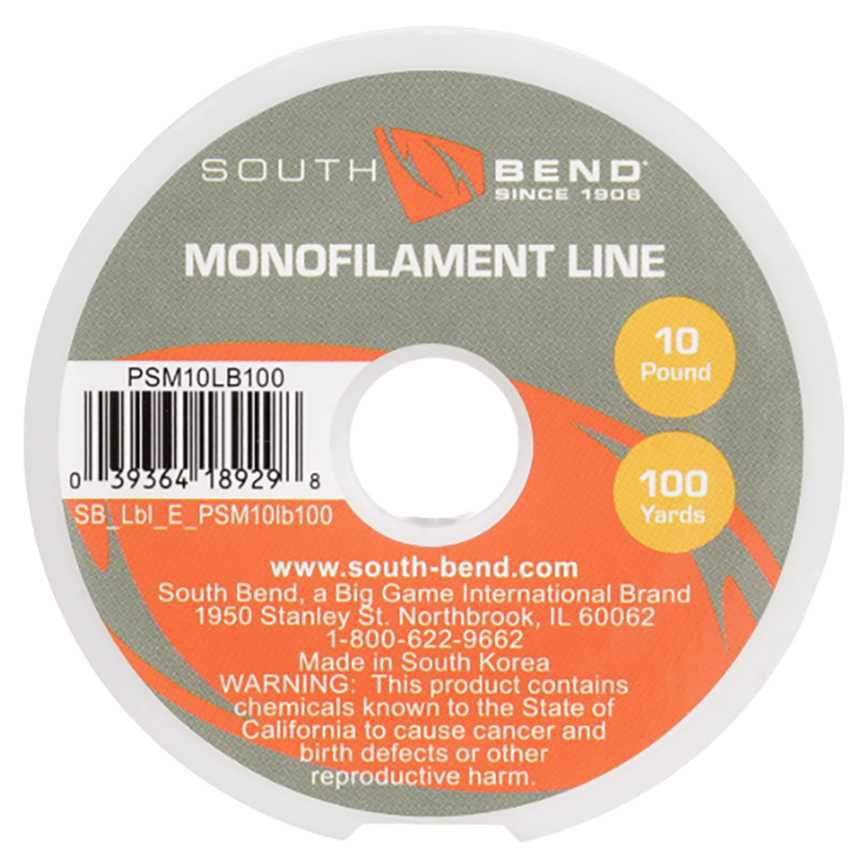 South Bend Monofilament Line 10 lb. x 100 yd.