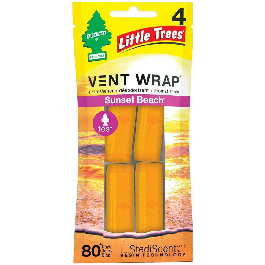 Little Trees® Vent Wraps Sunset Beach 4 pk.