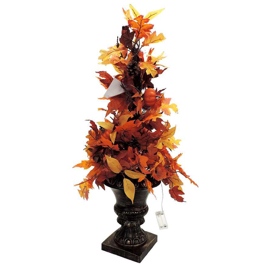 Fall Lighted Porch Tree 36"