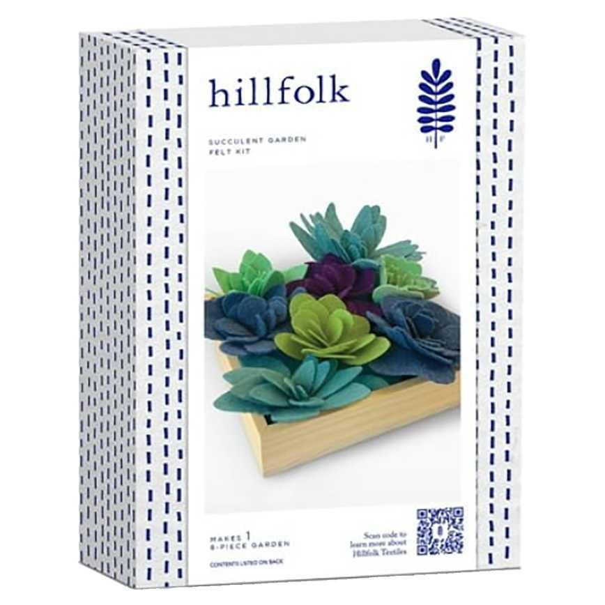 Hillfolk Felt Crafting Kit Succulent 6"x 6"