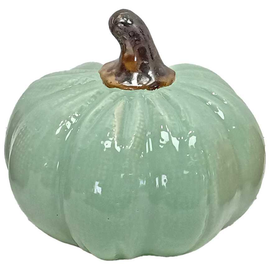 Ceramic Pumpkin With Stem