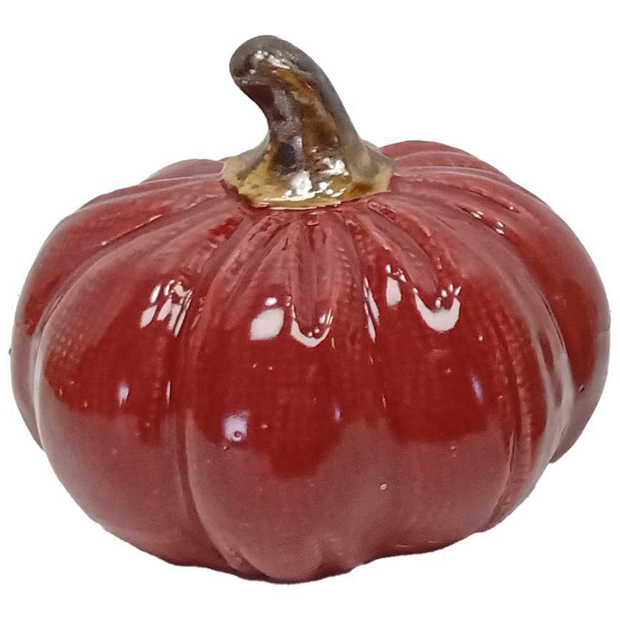 Ceramic Pumpkin With Stem