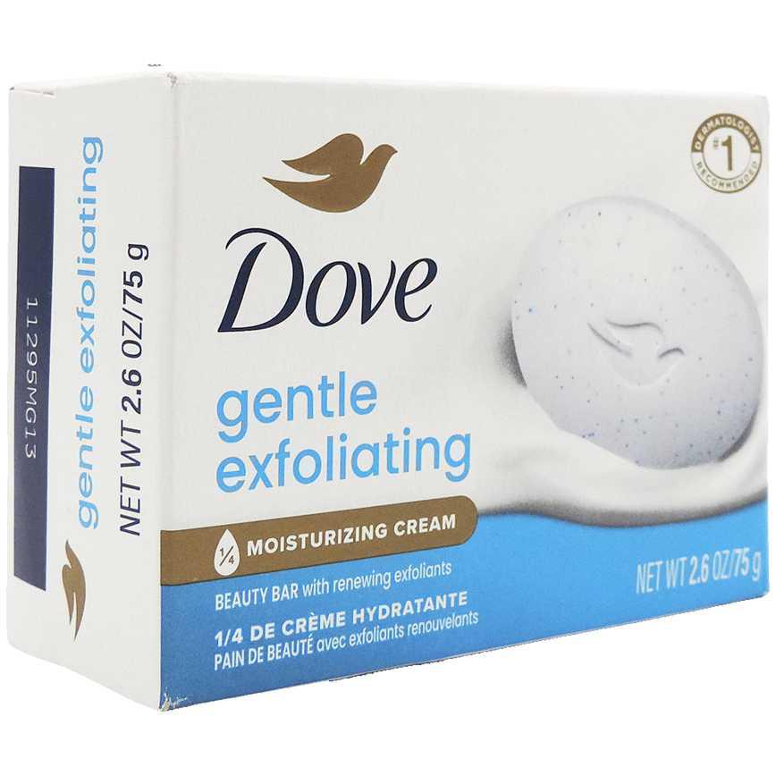 Dove Gentle Exfoliating Bar Soap 2.6 oz.