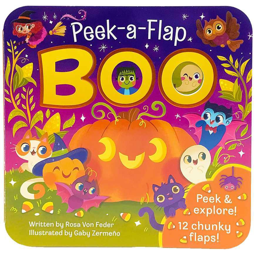 Boo Peek-a-Flap Board Book