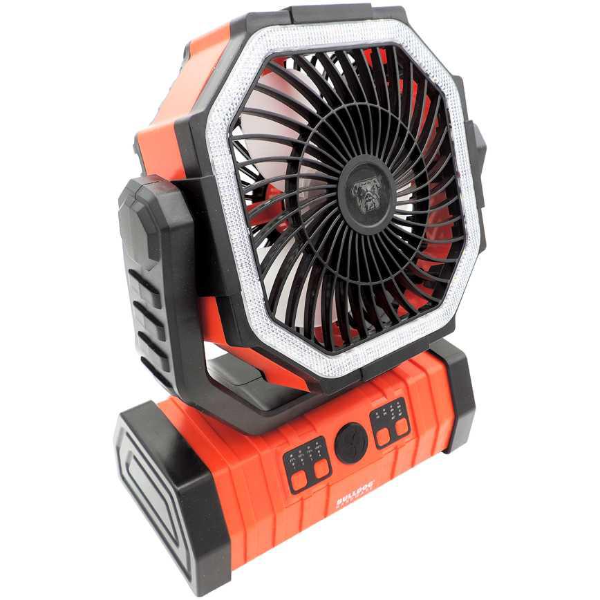 Bulldog Hardware Fan & Work Light Combo