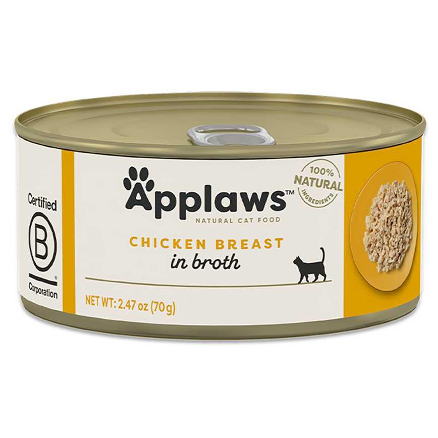 Applaws Natural Cat Food Chicken Breast in Broth 2.47 oz.