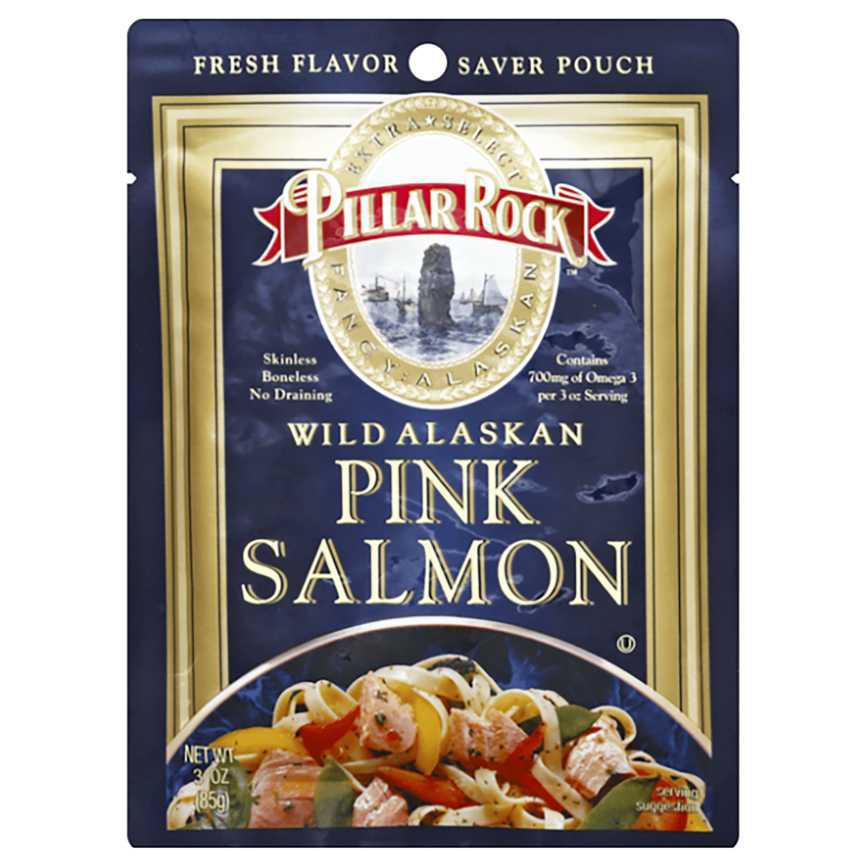 Pillar Rock Wild Alaskan Pink Salmon 3 oz.