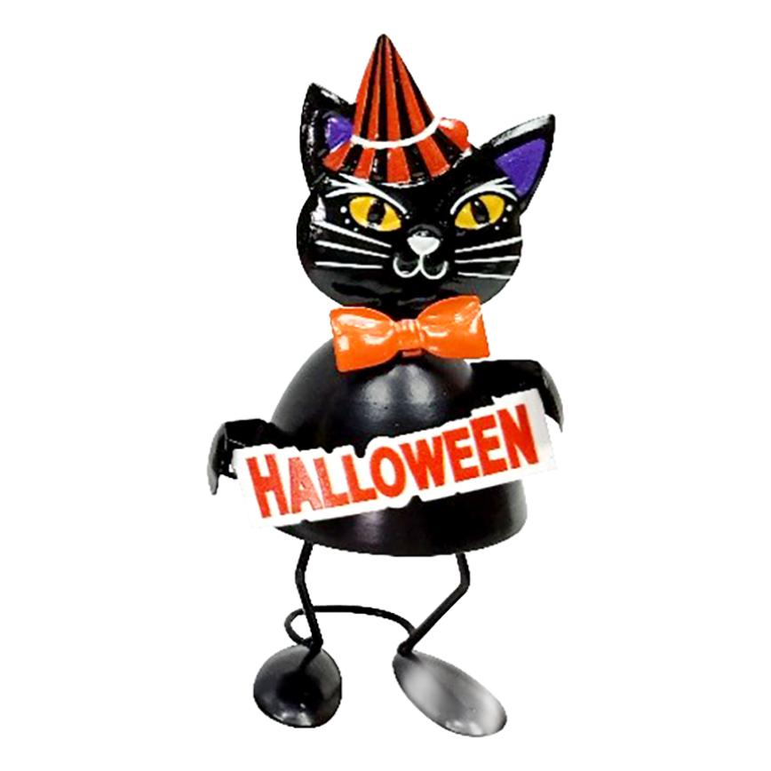 Halloween Metal Bobble Figures 7.5"
