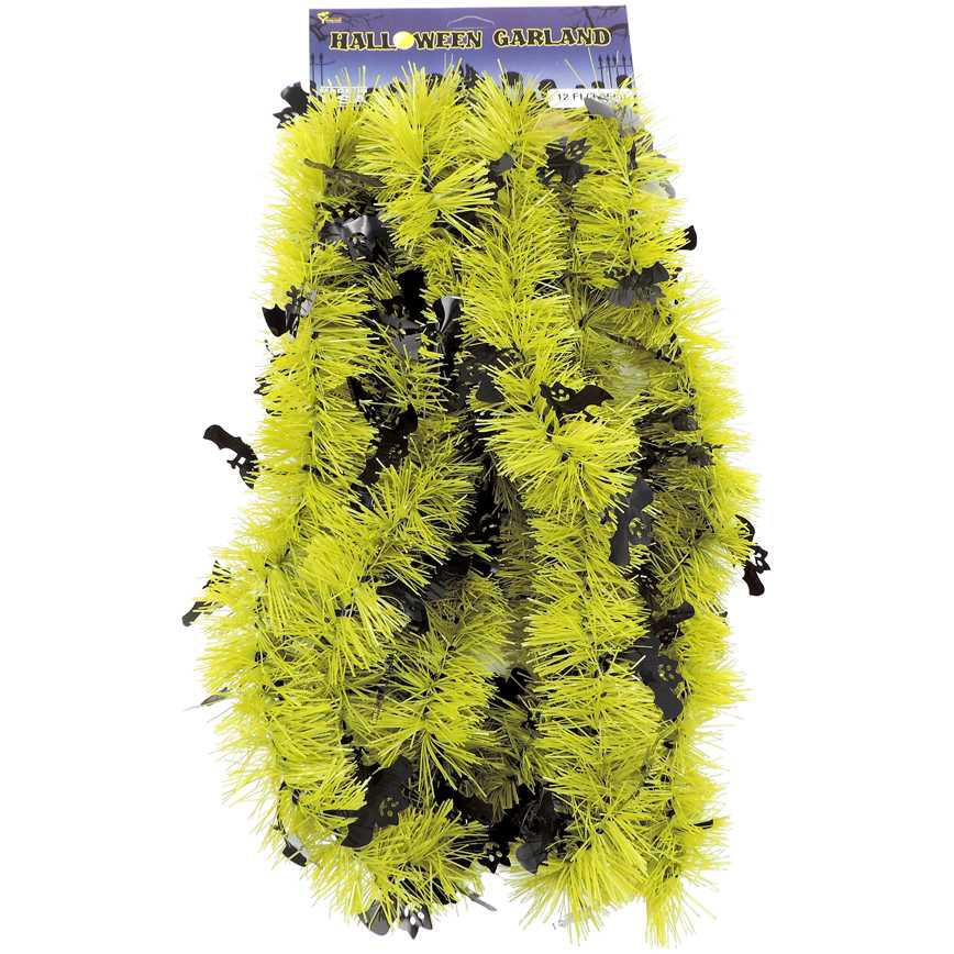 Halloween Tinsel Garland 12'