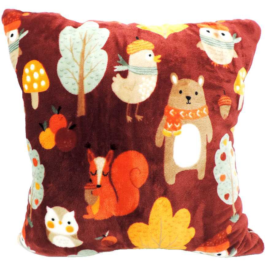 Harvest Plush Pillows 16" x 16"