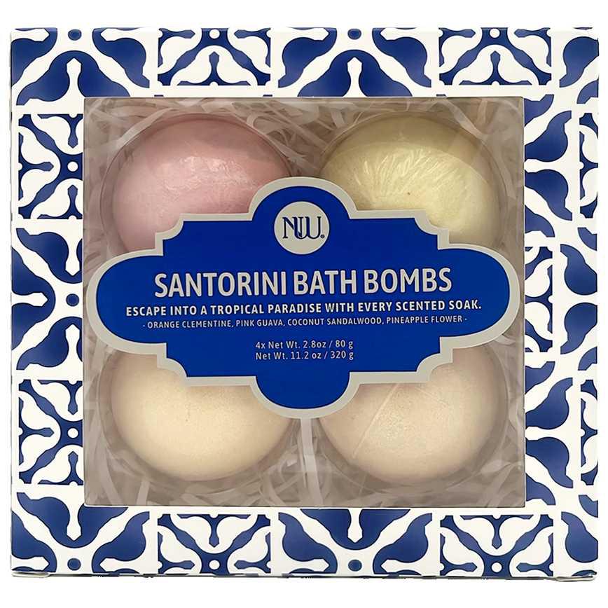 NIU Santorini Bath Bombs 4 ct.