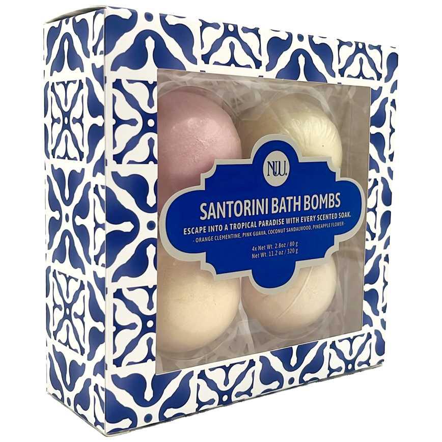 NIU Santorini Bath Bombs 4 ct.
