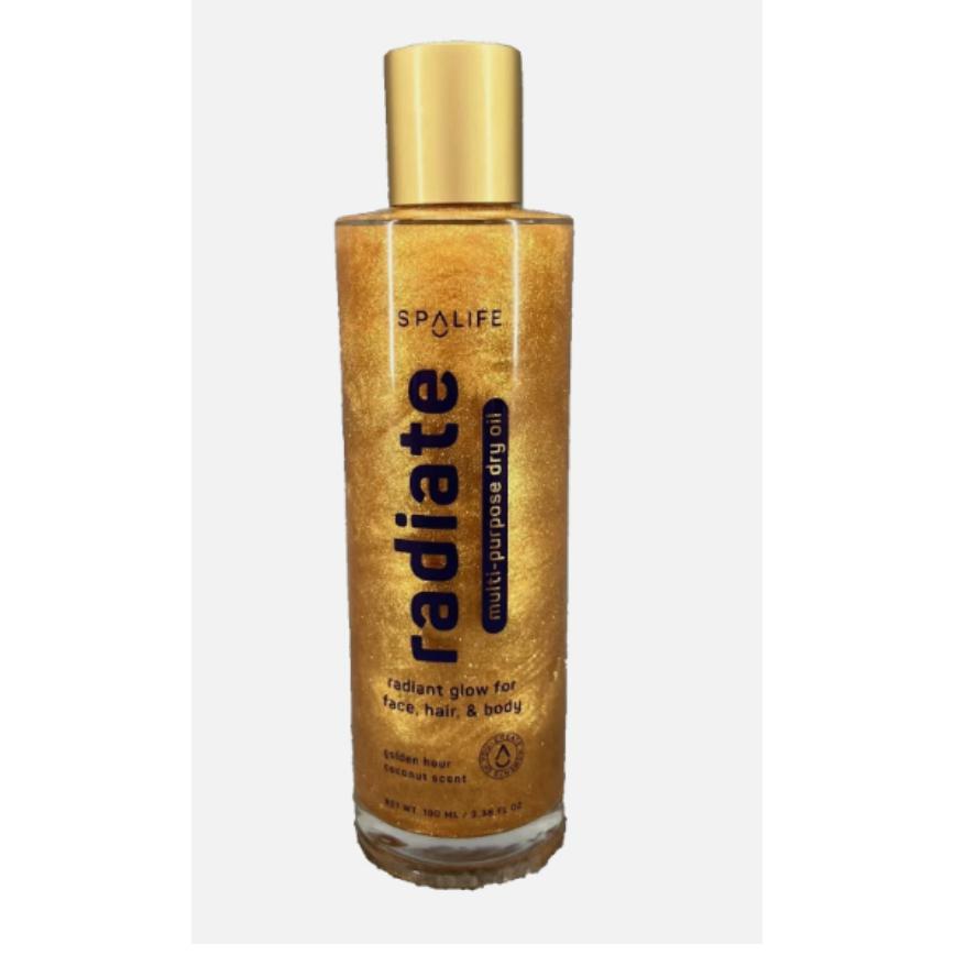 SpaLife Radiate Shimmer Body Oil 3.38 oz.