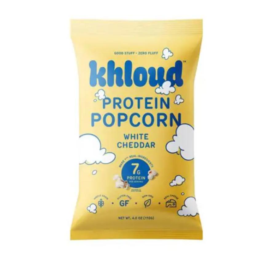 Khloud Protein Popcorn White Cheddar 4 oz.
