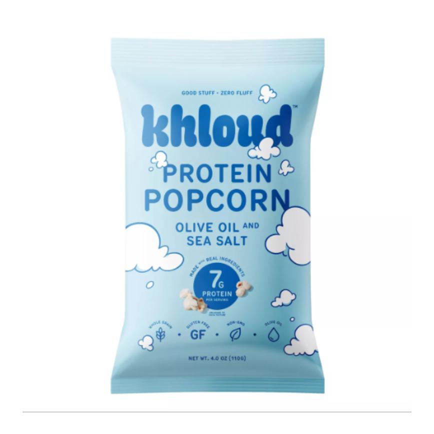 Khloud Protein Popcorn Olive Oil and Sea Salt 4 oz.