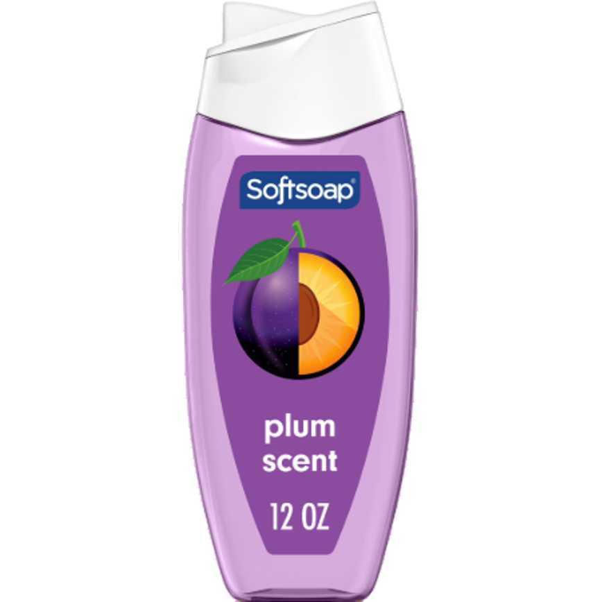Softsoap Body Wash Plum Scent 12 oz.