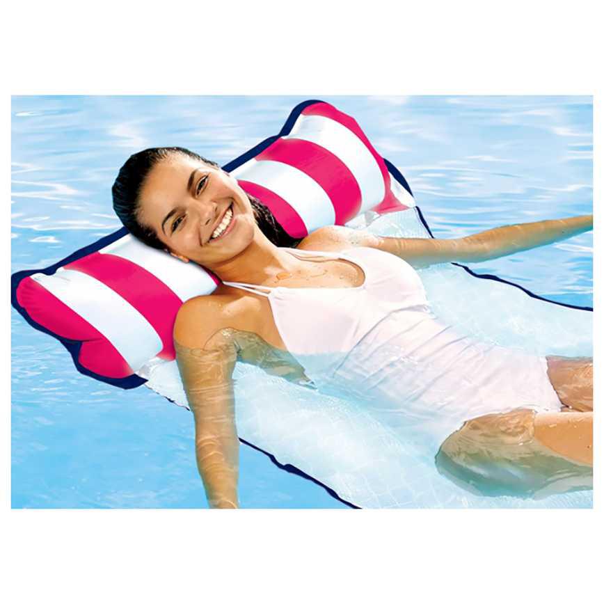 Aqua Leisure 4-In-1 Pool Hammock Pink