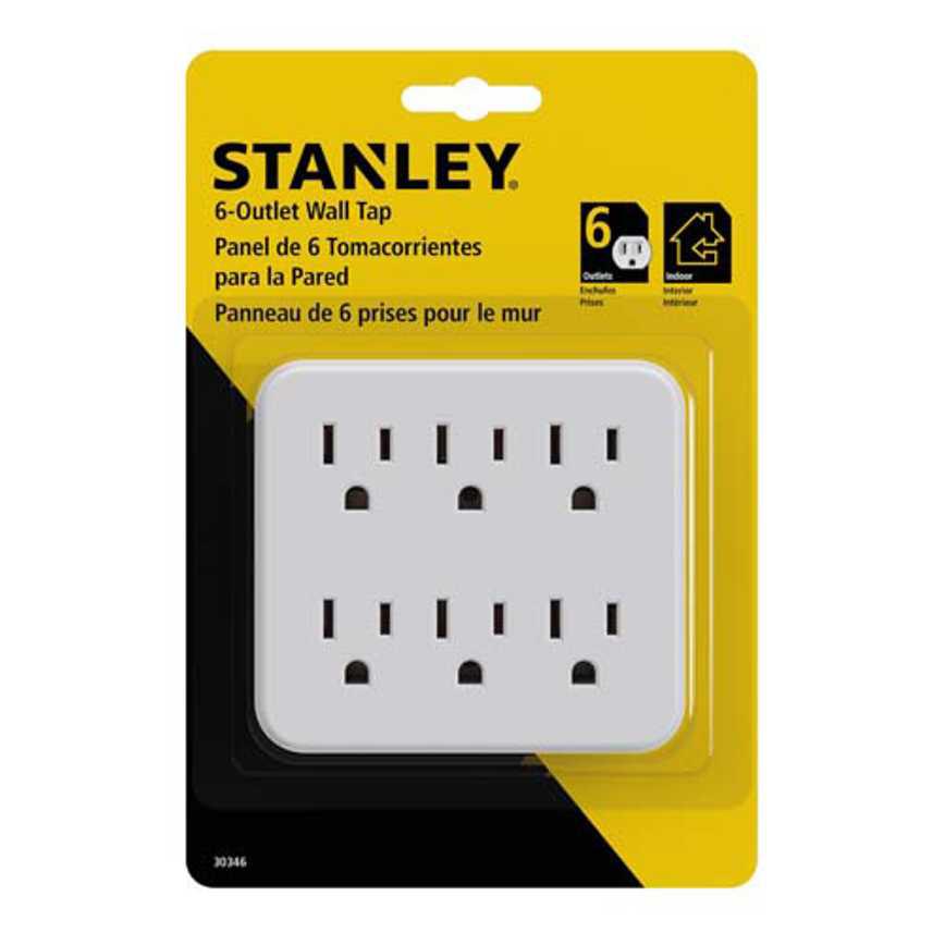 Stanley 6-Outlet Wall Tap