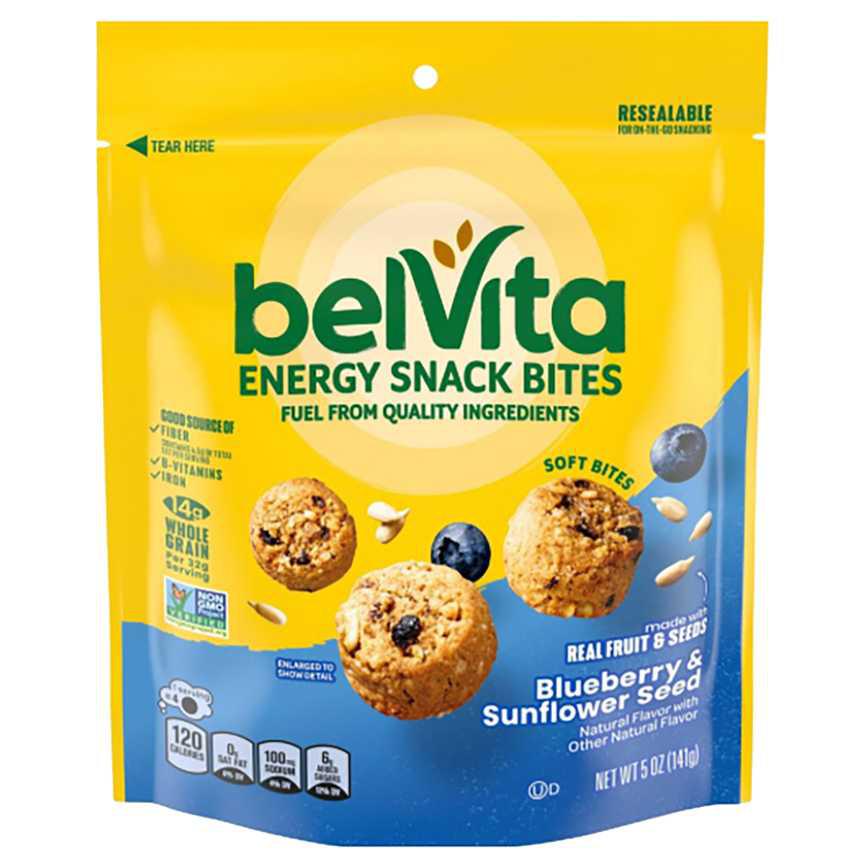 Belvita Energy Snack Bites Blueberry & Sunflower Seed 5 oz.